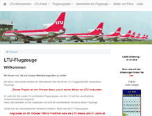 Tablet Screenshot of ltu-flugzeuge.de